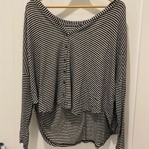 black and white sweater